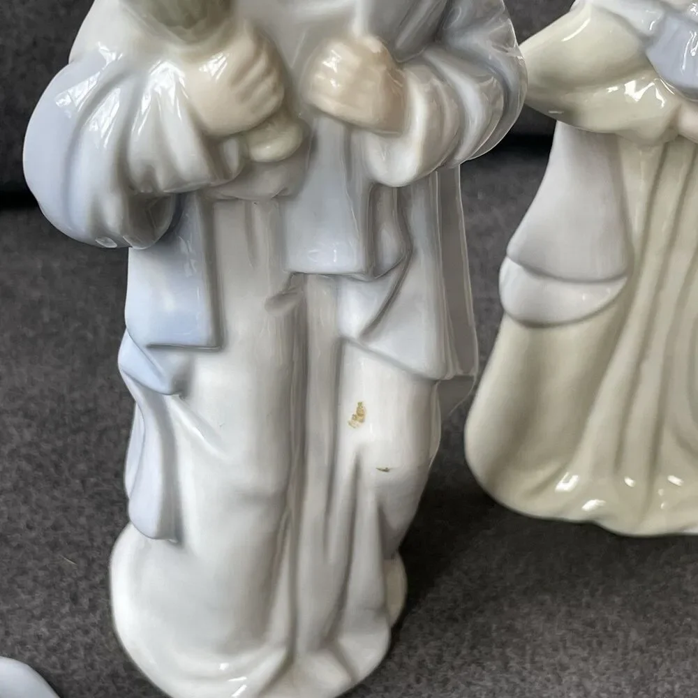 Navtivity Set 10 Piece Mary Joseph Jesus Wise Men Camel Cow Sheep